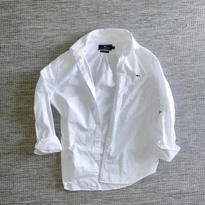 Vineyard Vines white button down longsleeve shirt size M in mens